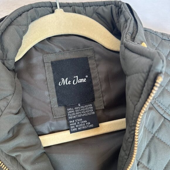 Me Jane Olive Green Women's Vest Size Small - Picture 9 of 10